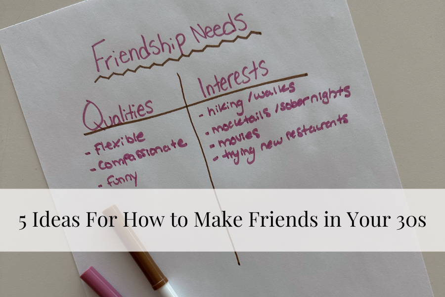 how to make friends in your 30s