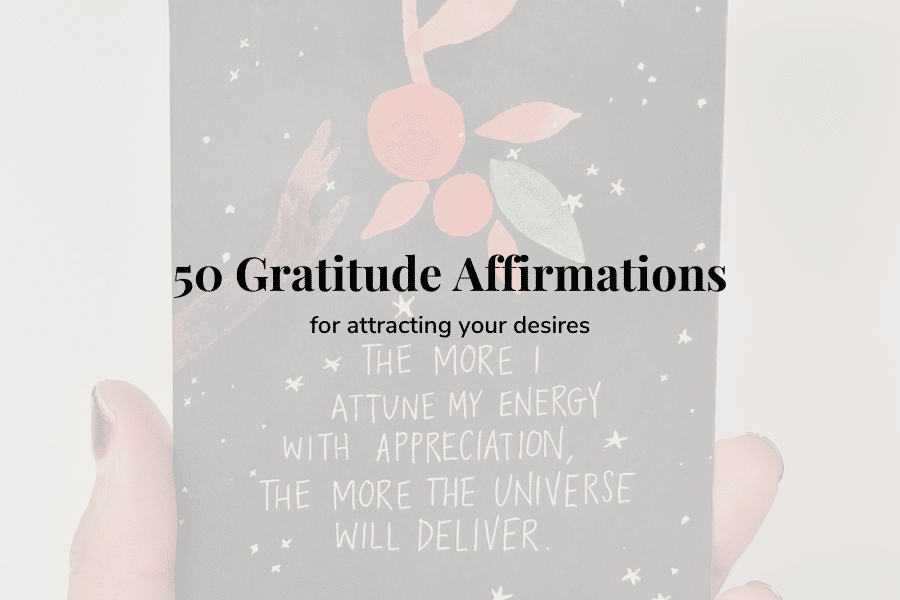 50 gratitude affirmations