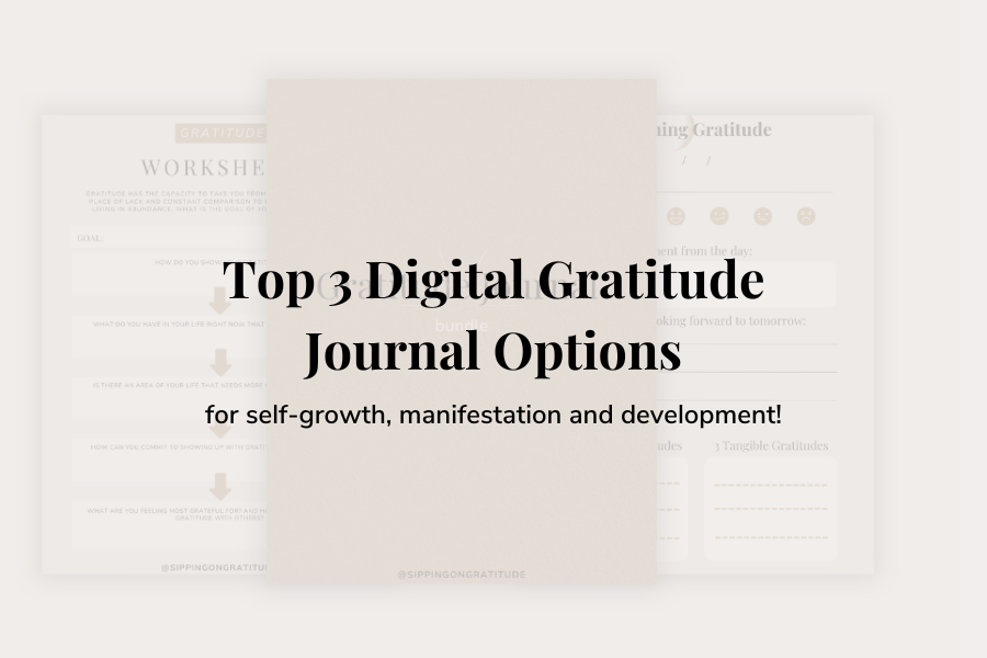 digital gratitude journal