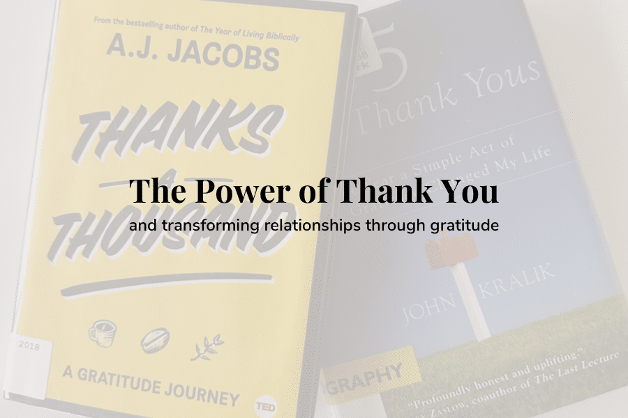 the power of thank you