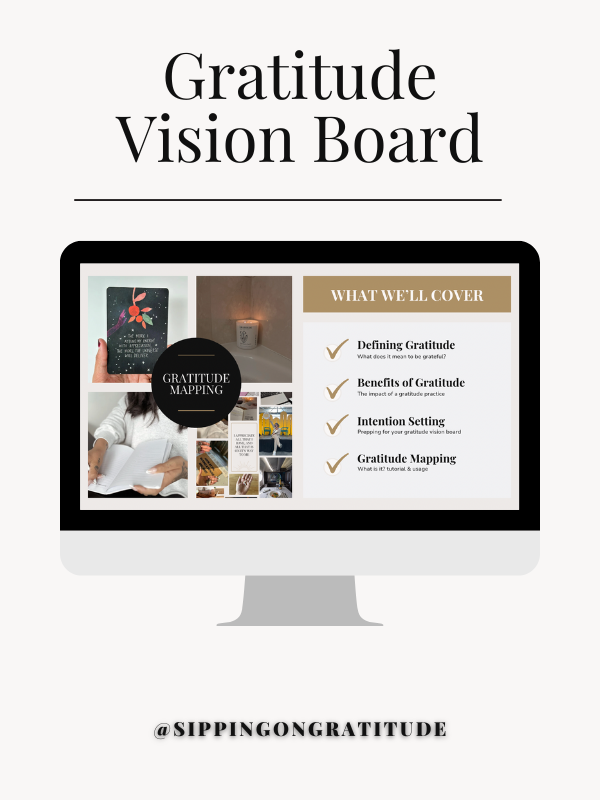 gratitude vision board workshop