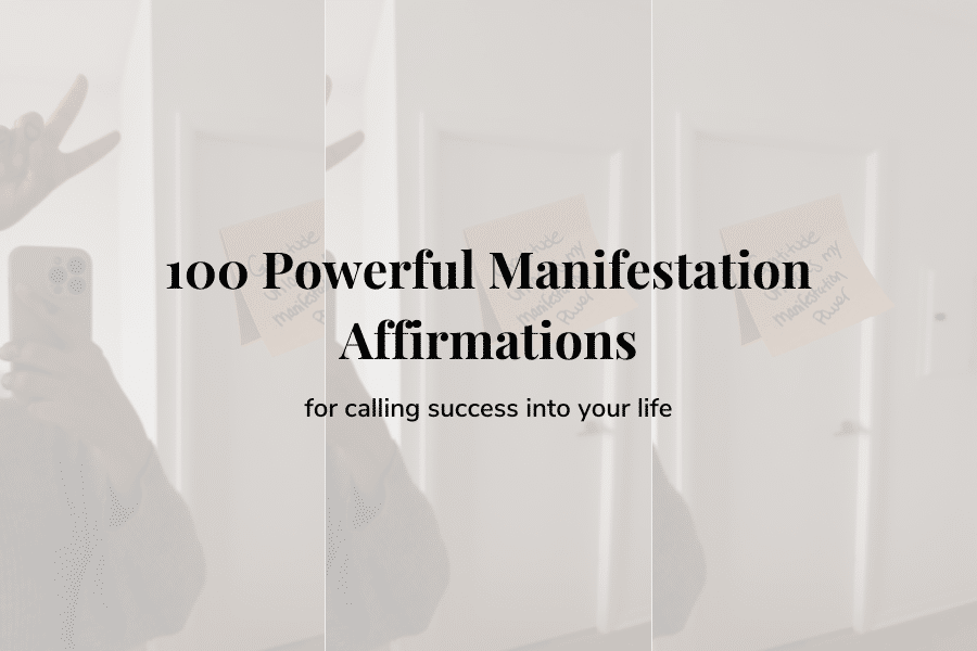 powerful manifestation affirmations