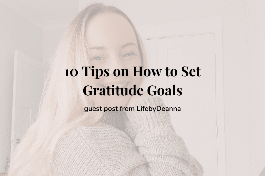set gratitude goals